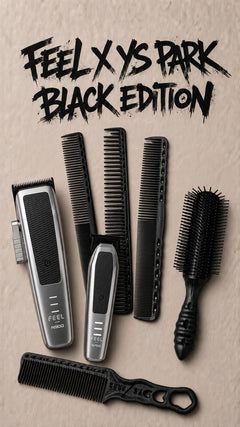 Pack de tondeuse de coupe STEALTH N900 N700 avec des peignes noirs YSPARK 