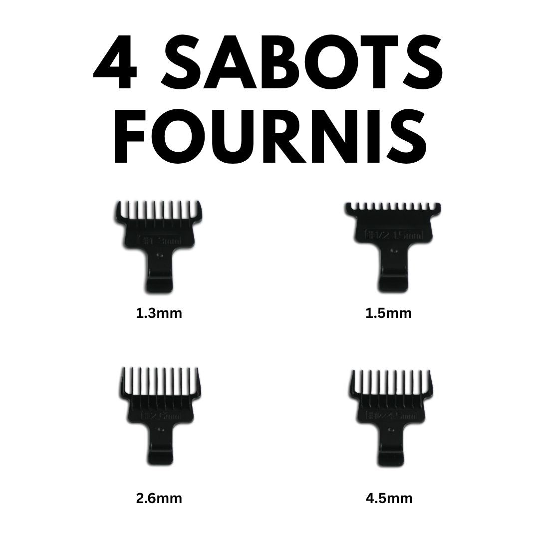 Ensemble de 4 sabots pour la tondeuse de finition FEEL JAPAN HIGHDRONE D700