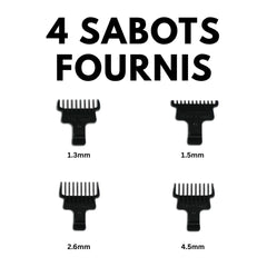 Ensemble de 4 sabots pour la tondeuse de finition FEEL JAPAN HIGHDRONE D700