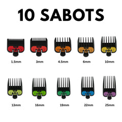 Ensemble de 10 sabots pour la tondeuse de coupe FEEL JAPAN HIGHDRONE D900
