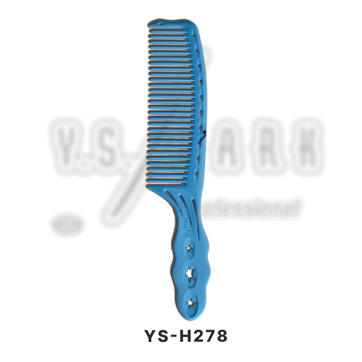 peigne avec manche et dents espacées yspark bleu h278