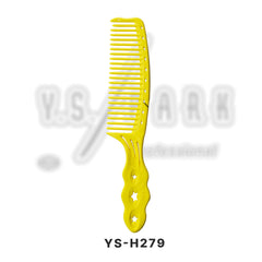 peigne avec manche et dents espacées yspark jaune h279
